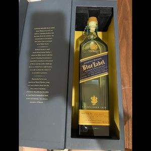 JOHNNIE WALKER BLUE LABEK EMPTY BOTTLE 750ml
